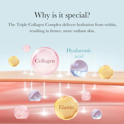 MEDICUBE TRIPLE COLLAGEN CREAM 4.0_50ml_LR, Soft Skin Touch, Rich Texture, Korean Cosmetics, Korean Skincare