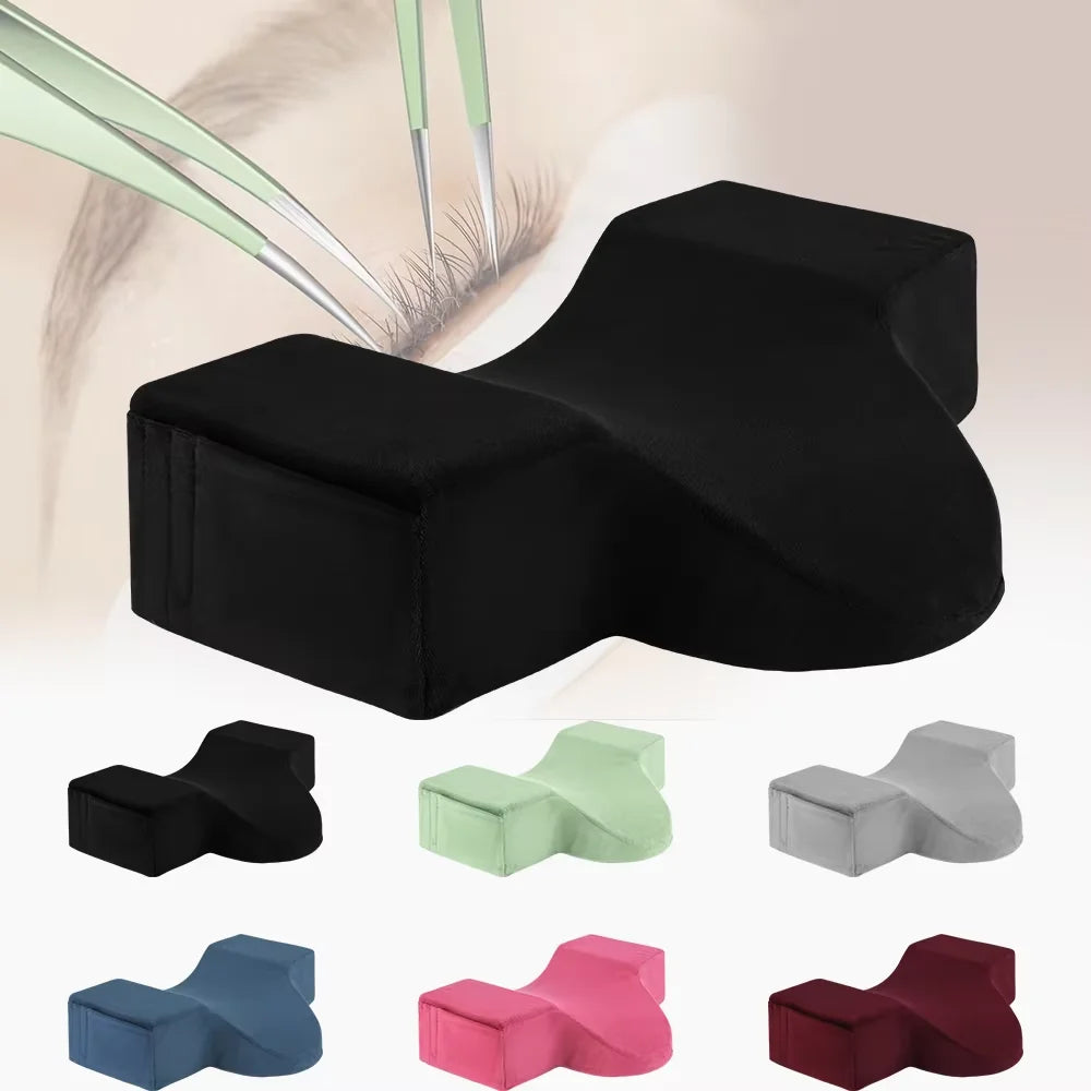 U-shaped memory foam false eyelashes pillow ergonomic curve neck pillow salon home eyelash transplantation beauty make up