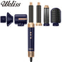 UKLISS Hair Dryer Brush 7 in 1, Air Styler Set with Curling Iron, Round Brush, Straightener for Women
