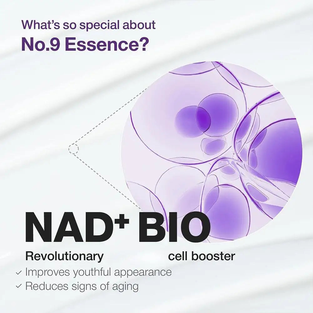 NAD+ Retinol No. 9 Eye Cream BIO Lifting-sil Essence NAD+ PDRN Peptides Glow Boosting Toner Korean Dull Skin Care