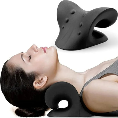 Neck Shoulder Stretcher Relaxer Cervical Chiropractic Traction Device Pillow for Side Back Stomach Sleeper Remedial Pillows